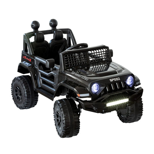 Lenoxx Jeep Inspired Remote Controlled Ride-on Children's Electric Car - Black BHM6588B