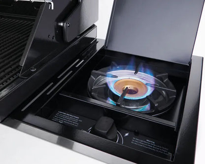 BeefEater 1200 Series 4 Burner BBQ with Side Burner - Black Enamel BMG1241BB