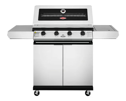 BeefEater 1200 Series 4 Burner BBQ with Side Burner - Stainless Steel BMG1241SB