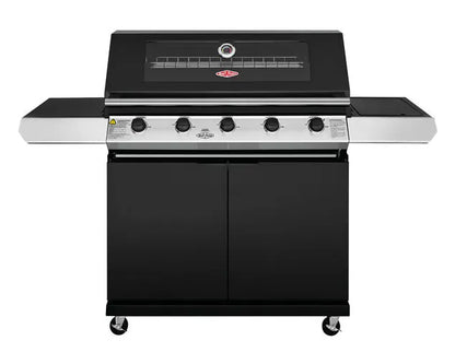 BeefEater 1200 Series 5 Burner BBQ with Side Burner - Black Enamel BMG1251BB