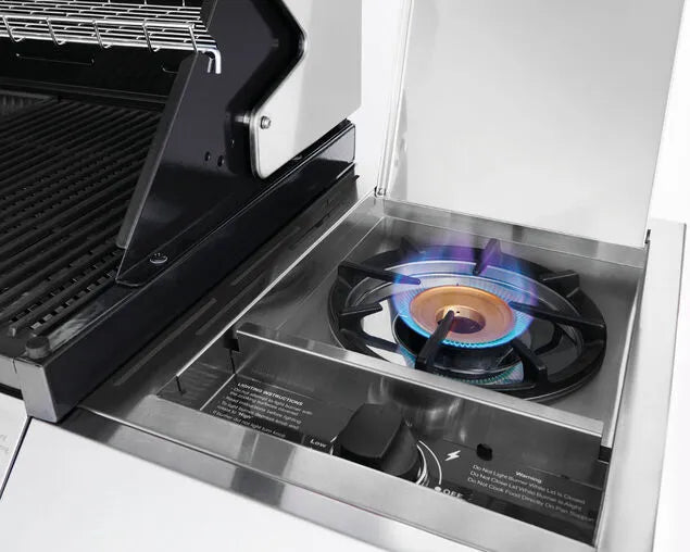 BeefEater 1200 Series 5 Burner BBQ with Side Burner - Black Enamel BMG1251BB