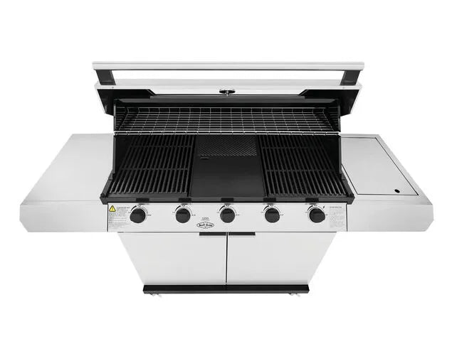 BeefEater 1200 Series 5 Burner BBQ with Side Burner - Stainless Steel BMG1251SB