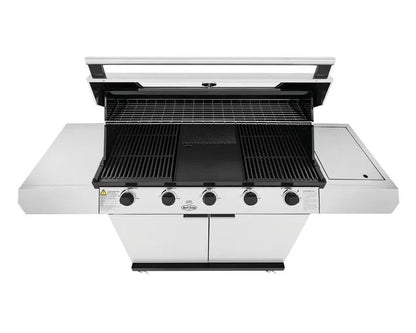 BeefEater 1200 Series 5 Burner BBQ with Side Burner - Stainless Steel BMG1251SB