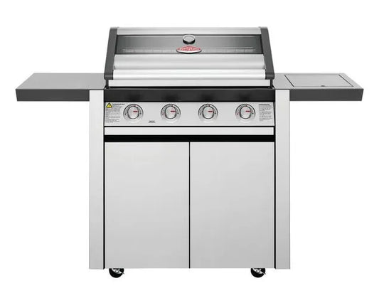 BeefEater 1600 Series 4 Burner BBQ with Side Burner - Stainless Steel BMG1641SA