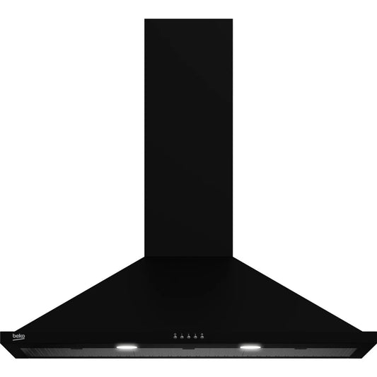 Beko 90cm Canopy Rangehood - Black BRH90CB