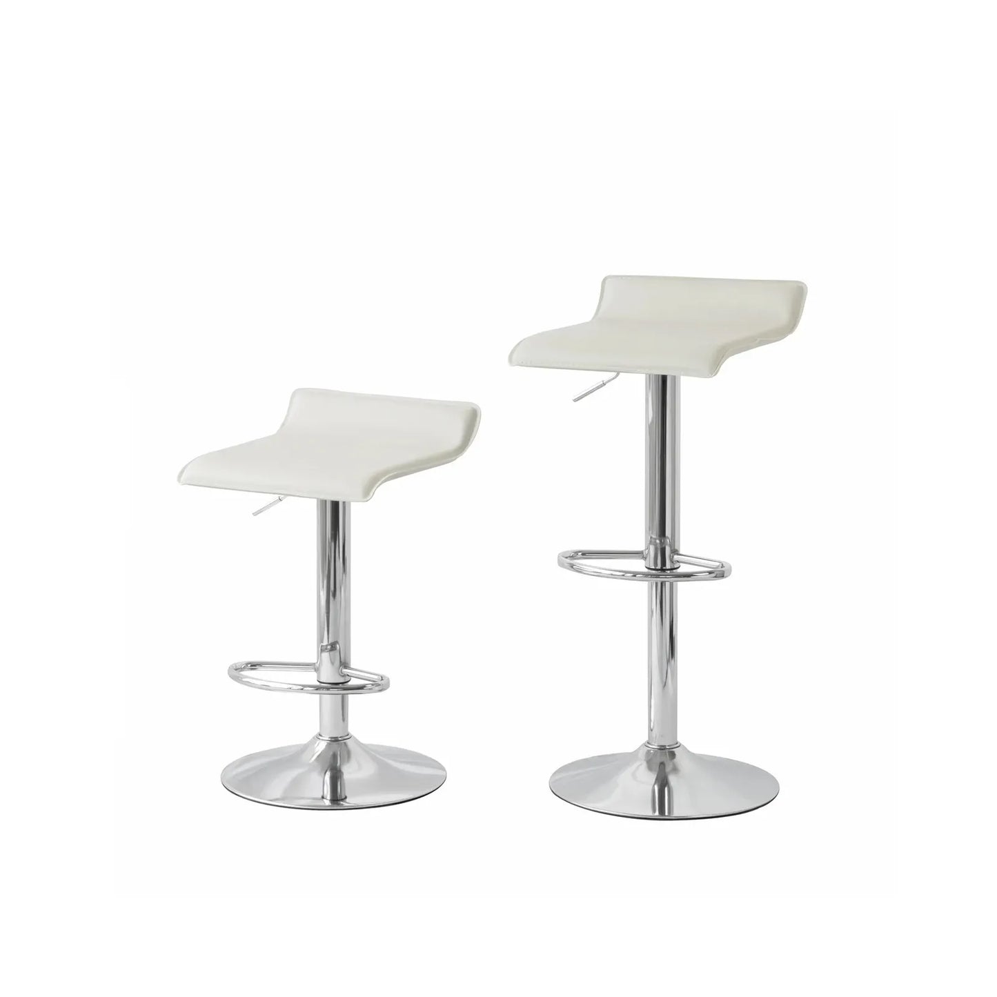 Lenoxx Bar Stool,  Swivel Leg, Pu Material, 33 X 38 X 86.5Cm BS523W