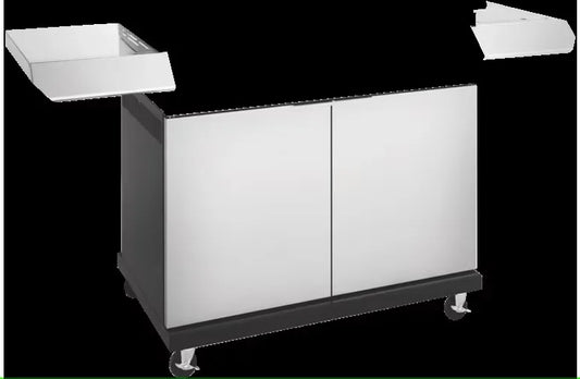 BeefEater 1200 Series 5 Burner BBQ Trolley with Side Burner and Shelf - Stainless Steel BTR1251SB