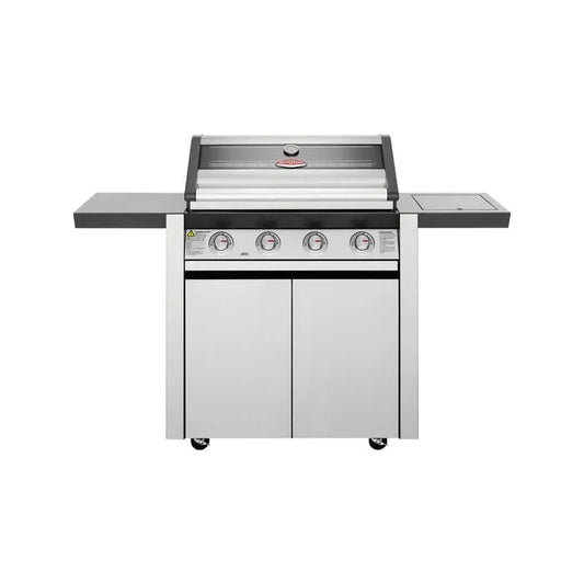 Beef Eater 1600 Series Stainless Steel 4 Burner BBQ Trolley with Side Burner  BTR1641SA