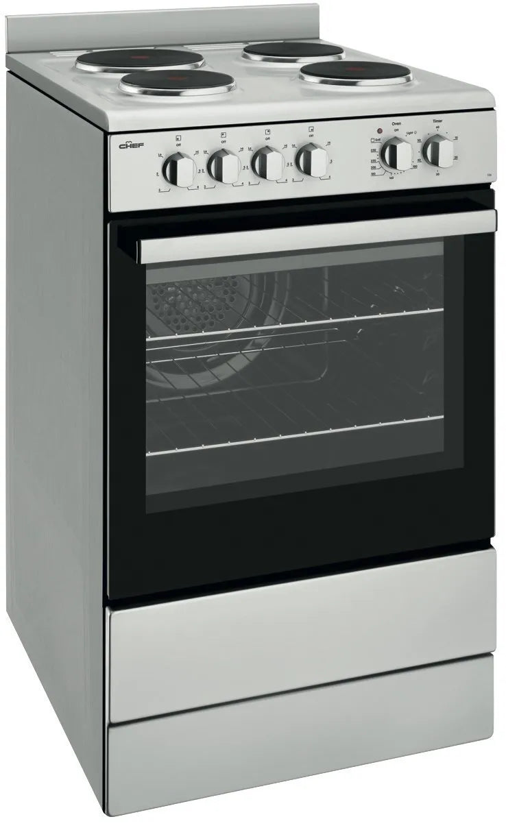 Chef 54cm Electric Freestanding Oven - Stainless Steel CFE536SB
