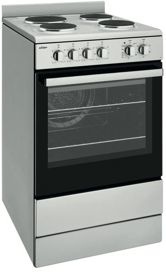 Chef 54cm Electric Freestanding Oven - Stainless Steel CFE536SB