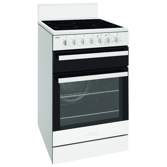 Chef 54cm Electric Fan Forced Freestanding Oven - White CFE547WBB