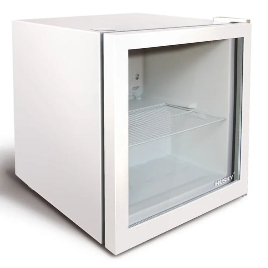Husky 48L Mini Glass Door Bar Fridge - White CKK48-238-WH-AU-HU.1