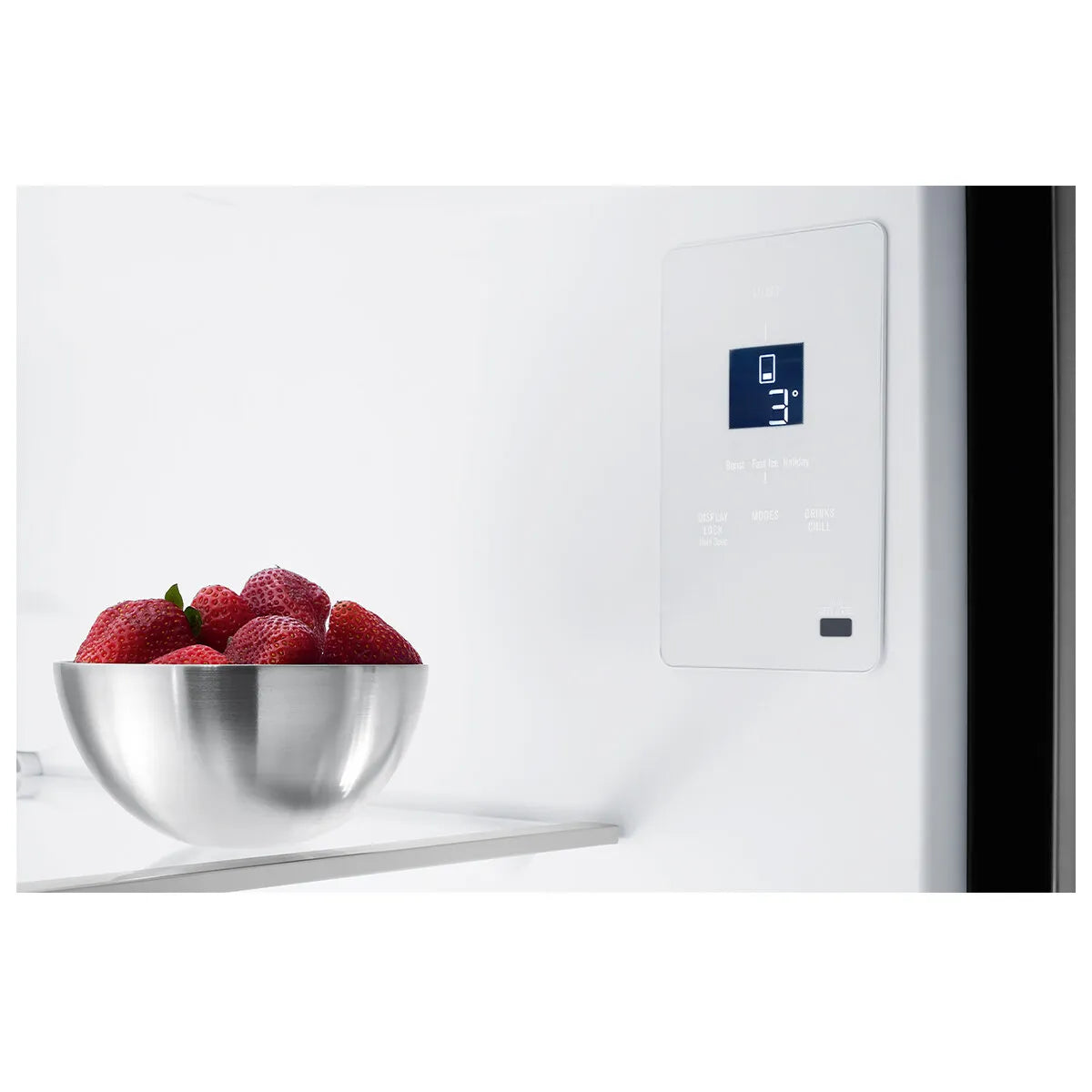 Electrolux 425L Ultimate Taste 500 Bottom Mount Fridge Left Hinge - Matte Black EBE4302BD-L
