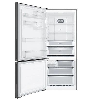 Electrolux 425L Ultimate Taste 500 Bottom Mount Fridge Left Hinge - Matte Black EBE4302BD-L