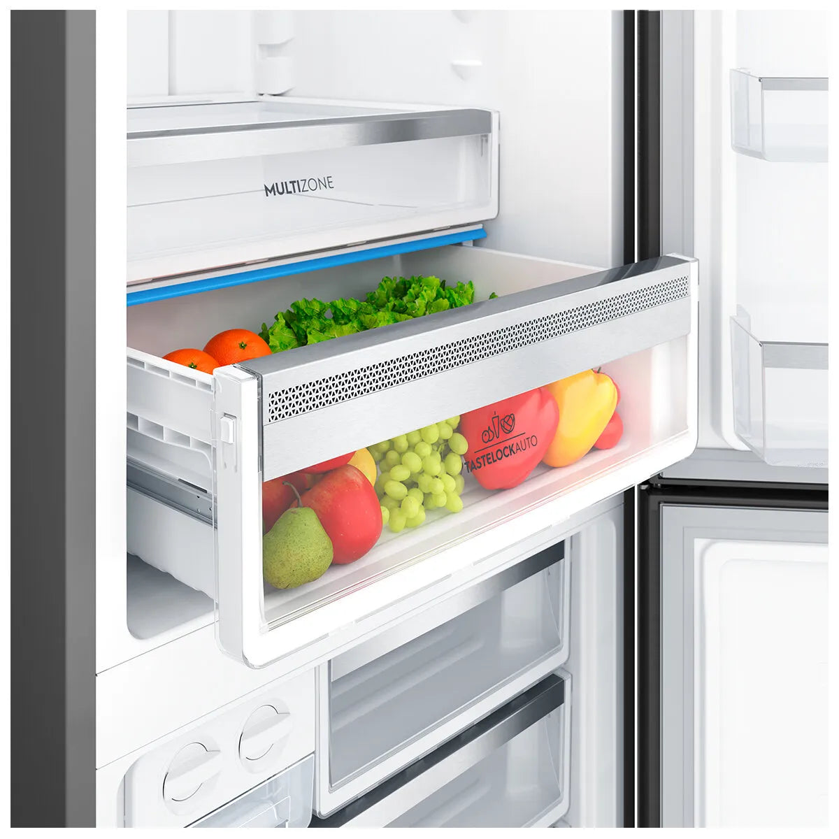 Electrolux 425L Ultimate Taste 500 Bottom Mount Fridge Right Hinge - Matte Black EBE4302BD-R