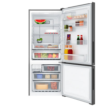Electrolux 425L Ultimate Taste 500 Bottom Mount Fridge Right Hinge - Matte Black EBE4302BD-R