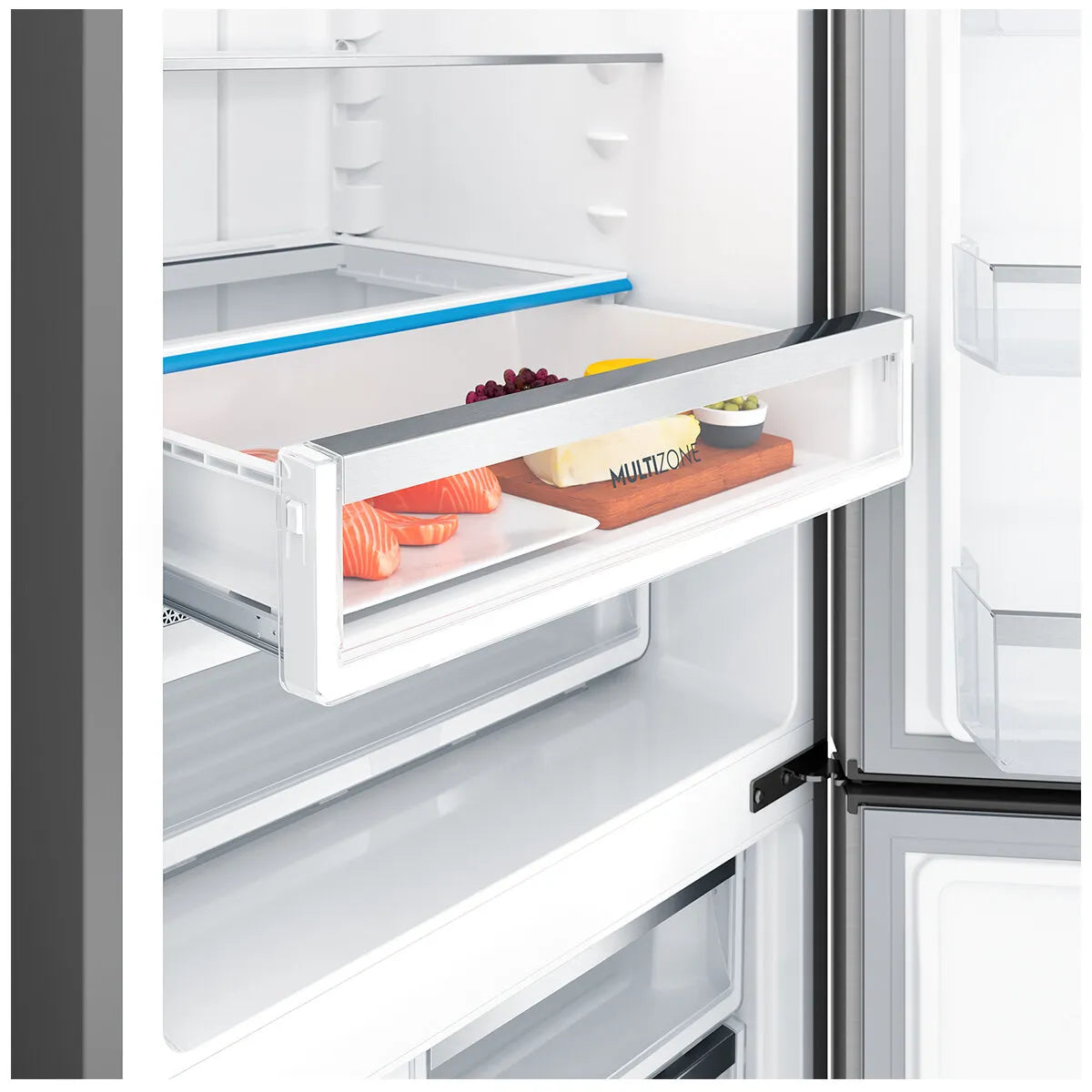 Electrolux 425L Ultimate Taste 500 Bottom Mount Fridge - Stainless Steel EBE4302SD-R