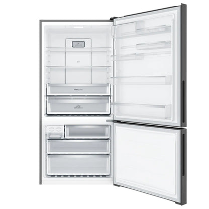 Electrolux 496L Ultimate Taste 500 Bottom Mount Fridge - Matte Black EBE5002BD-R