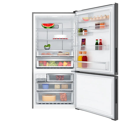 Electrolux 496L Ultimate Taste 500 Bottom Mount Fridge - Matte Black EBE5002BD-R