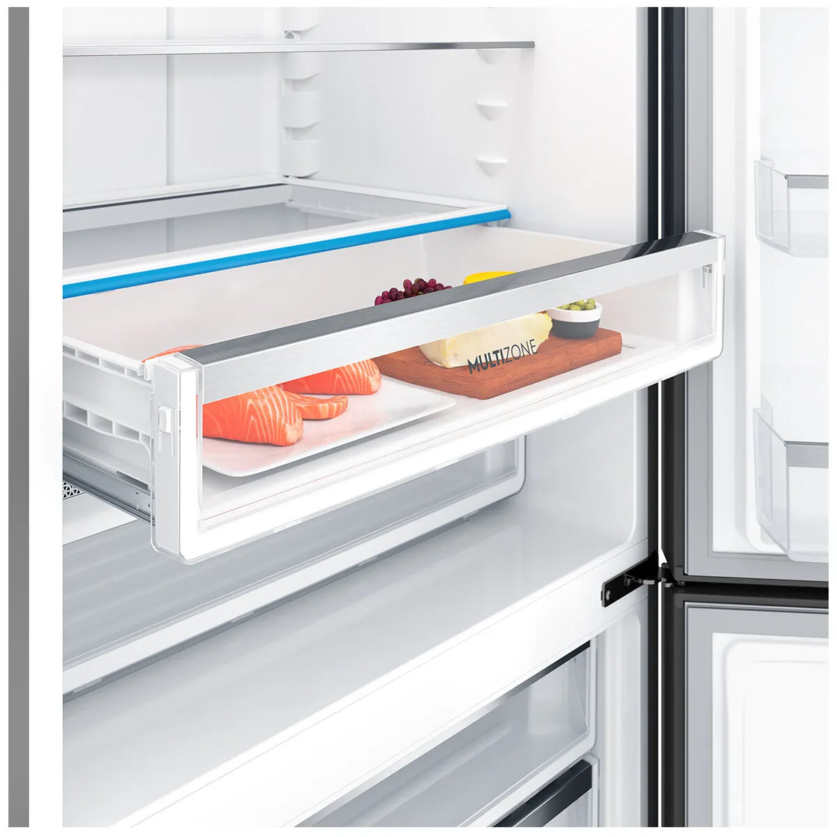 Electrolux 496L Ultimate Taste 500 Bottom Mount Fridge - Matte Black EBE5002BD-R