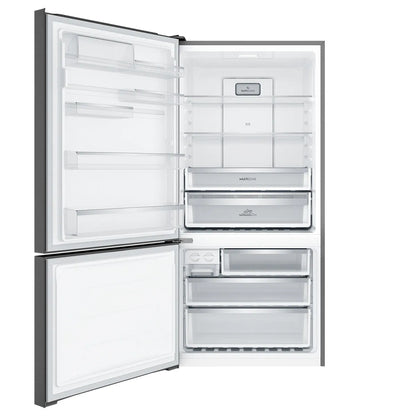 Electrolux 496L Ultimate Taste 500 Bottom Mount Fridge Left Hinge - Matte Black EBE5007BD-L