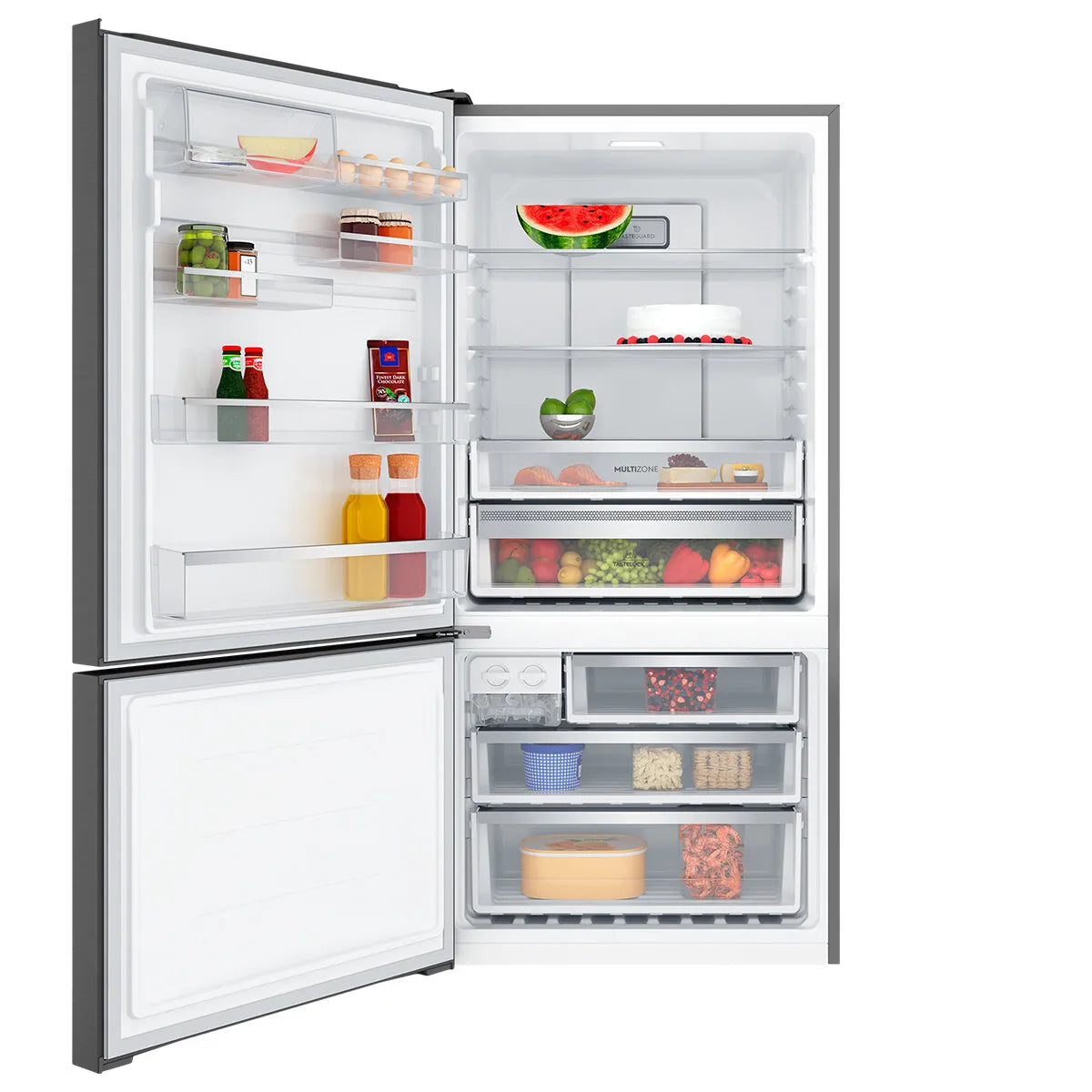 Electrolux 496L Ultimate Taste 500 Bottom Mount Fridge Left Hinge - Matte Black EBE5007BD-L