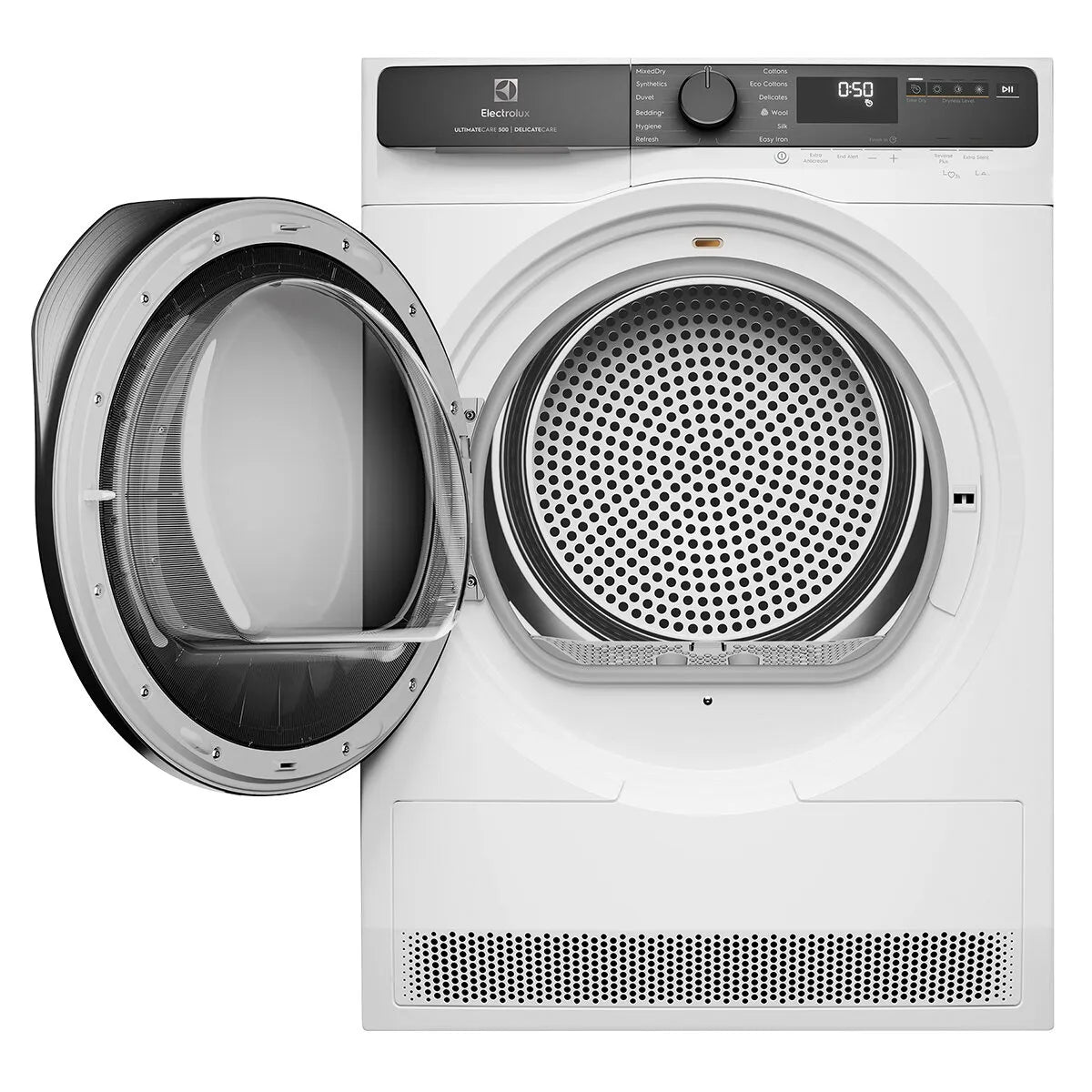 Electrolux 8kg UltimateCare 500 Heat Pump Dryer - White EDH803P5WC