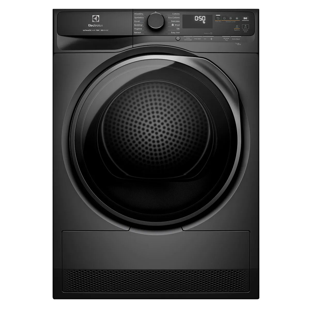 Electrolux 9kg UltimateCare 700 Heat Pump Dryer with 3D Sense - Dark Onyx EDH903R7SC