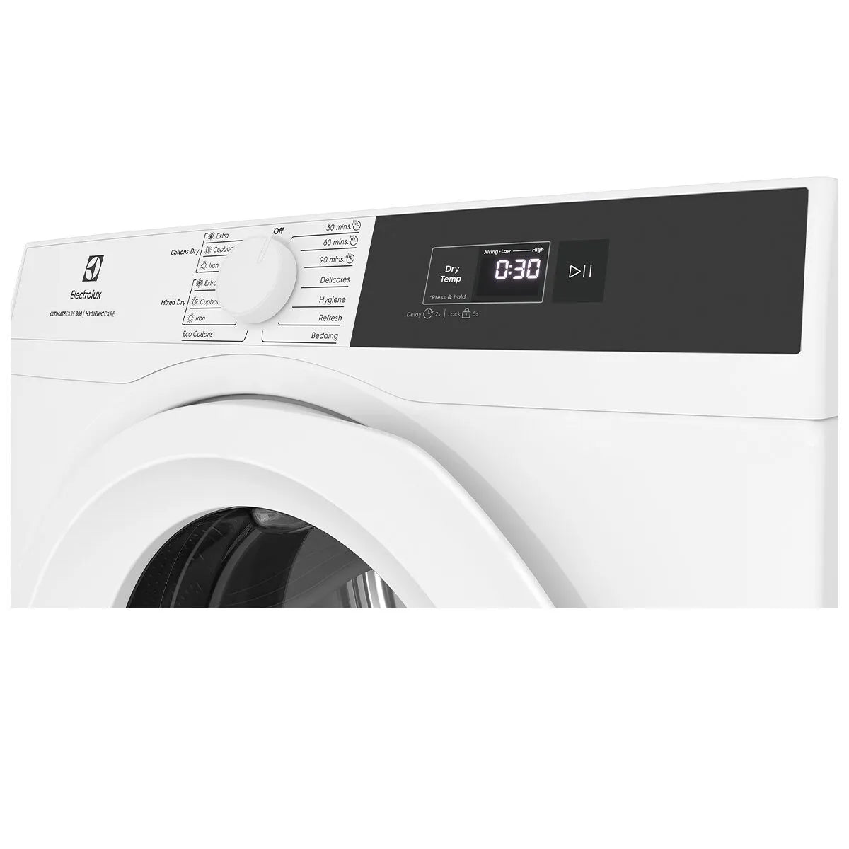 Electrolux 6kg UltimateCare Vented Dryer with SensorDry - White EDV605H3WC