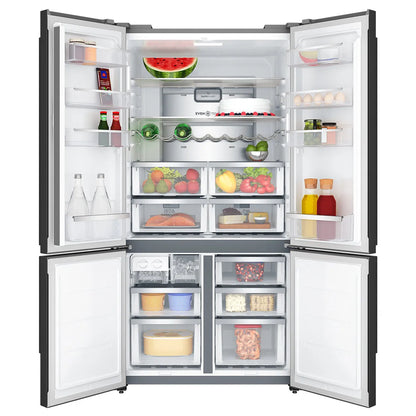 Electrolux 562L UltimateTaste 700 French Door Fridge - Matte Charcoal Black EQE5607BA