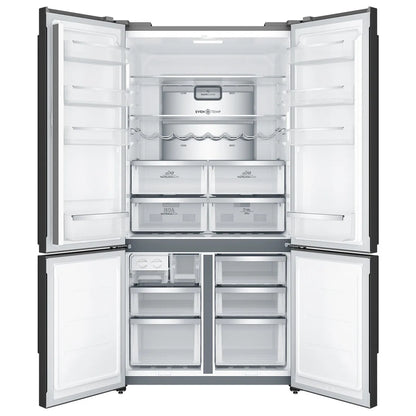 Electrolux 562L UltimateTaste 700 French Door Fridge - Matte Charcoal Black EQE5607BA