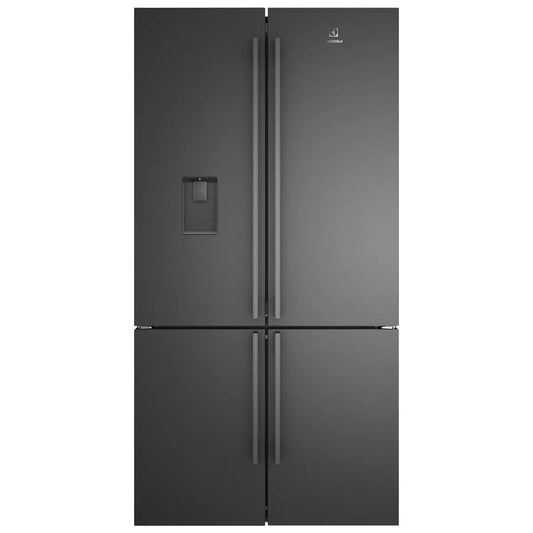 Electrolux 562L UltimateTaste 700 Plumbed French Door Fridge - Matte Charcoal Black EQE5657BA