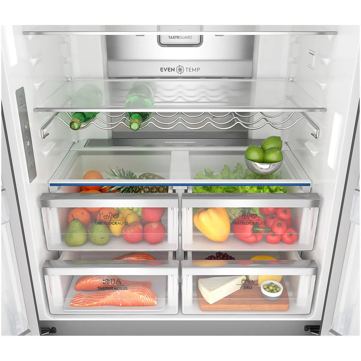 Electrolux 562L UltimateTaste 700 Plumbed French Door Fridge - Matte Charcoal Black EQE5657BA