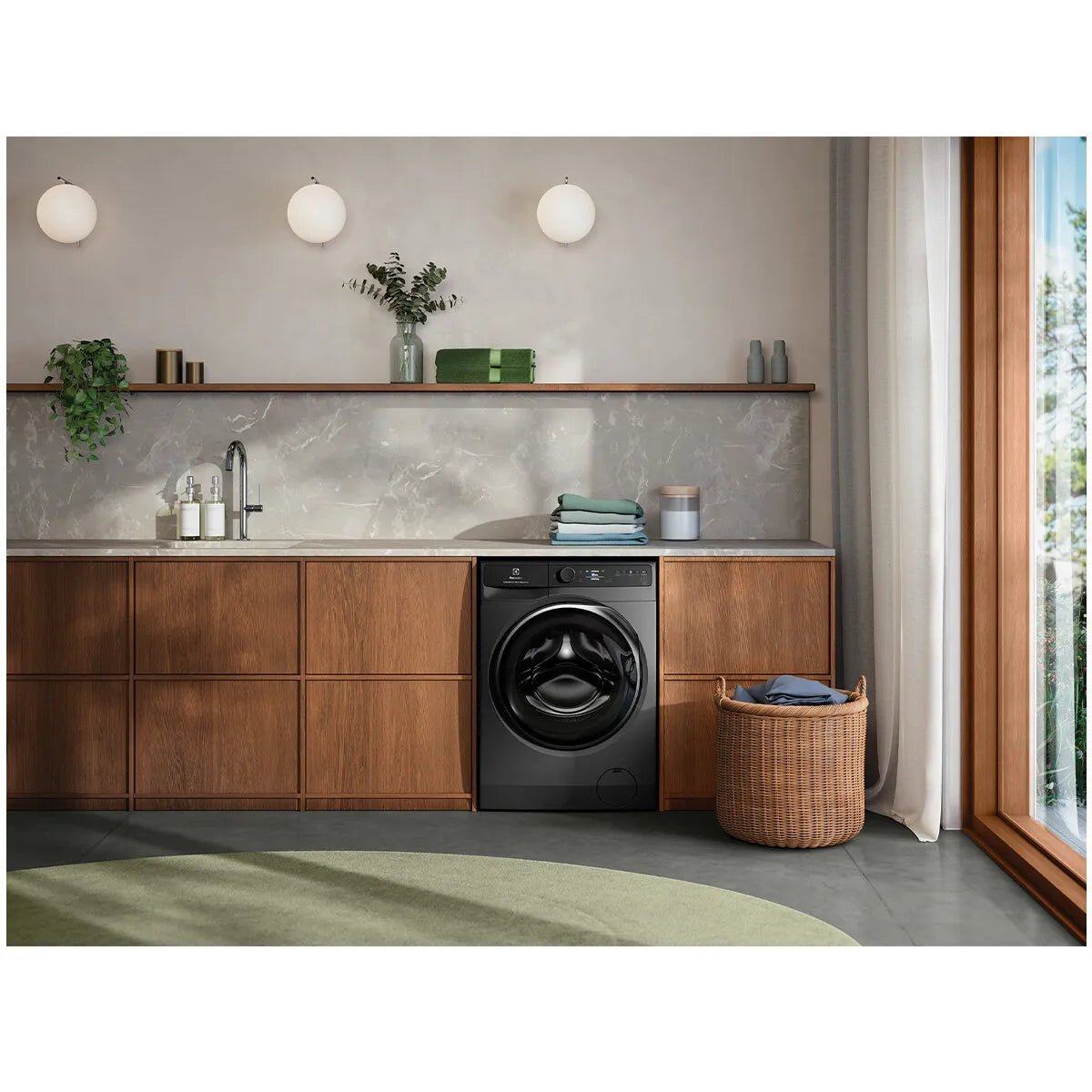 Electrolux 12kg UltimateCare 900 Front Load Washing Machine - Dark Onyx EWF1242R9SC