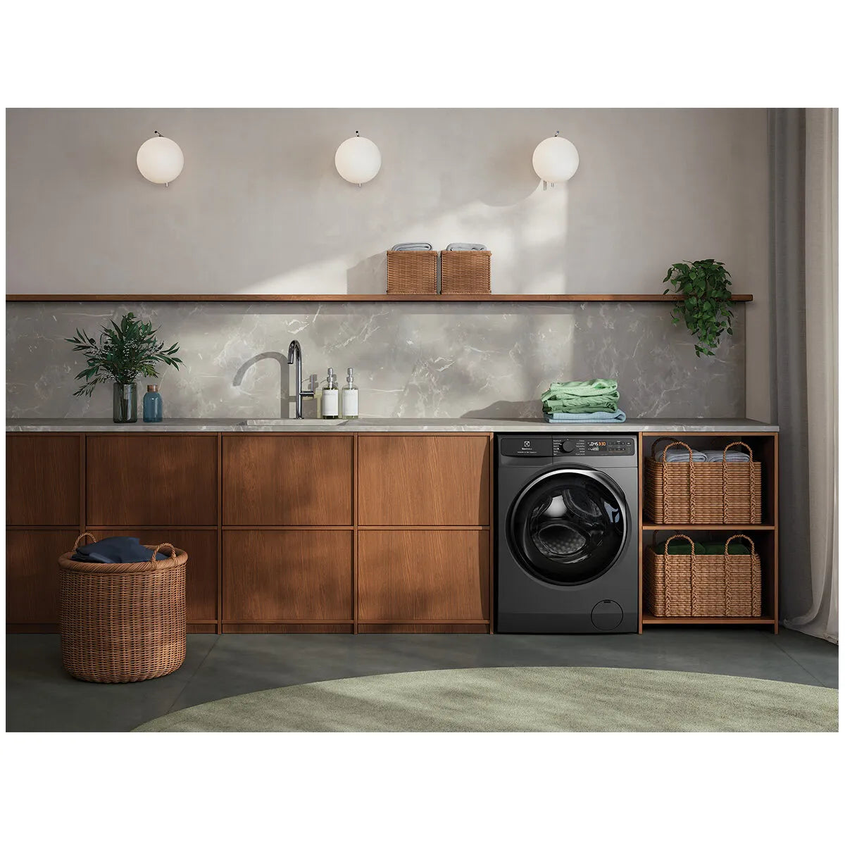 Electrolux 12kg/8kg UltimateCare 700 Washer Dryer Combo - Dark Onyx EWW1243R7SC