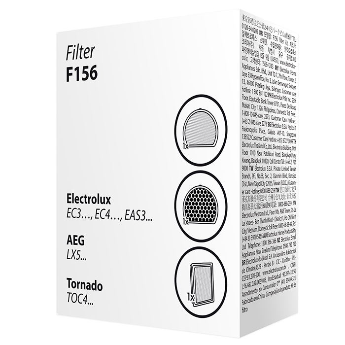 Electrolux Ease C4 Filter Kit F156