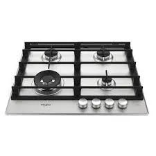Whirlpool 60cm 4 Burner Gas Cooktop - Stainless Steel GMWL628IXLAUS