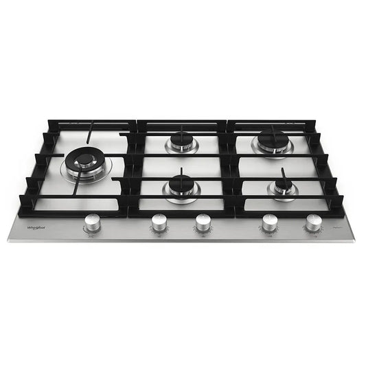 Whirlpool 90cm 5 Burner Gas Cooktop - Stainless Steel GMWL958IXLAUS