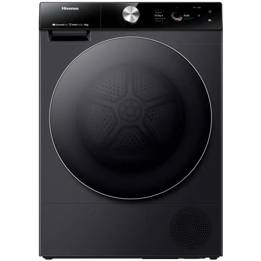 Hisense 10kg Series 9 Heat Pump Dryer - Charcoal Black HDFS10HPB