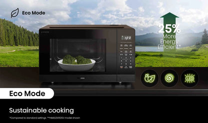 Hisense 34L 1100W Inverter Microwave - Black HMAS3411BMV
