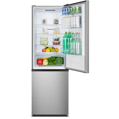 Hisense 292L Bottom Mount Fridge - Stainless Steel HRBM292S