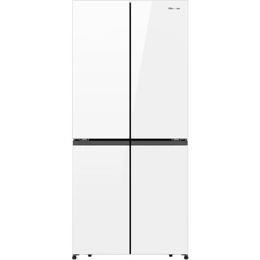 Hisense 483L PureFlat Slim French Door Fridge - White HRCD483G