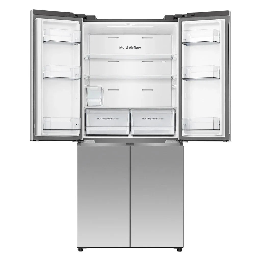 Hisense 483L PureFlat Slim French Door Fridge - Silver HRCD483TSW