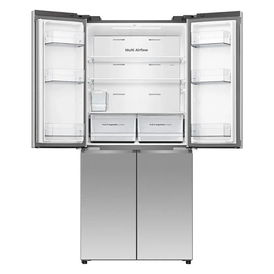 Hisense 483L PureFlat Slim French Door Fridge - Silver HRCD483TSW