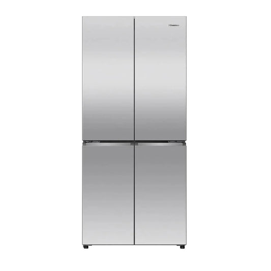 Hisense 483L PureFlat Slim French Door Fridge - True Steel HRCD483TS