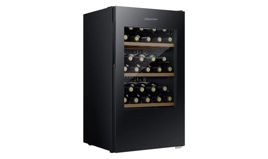 Hisense 30 Bottle Wine Cabinet - Black HRWC31