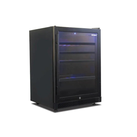 Husky Riserva 154L Single Zone Wine Fridge - Matt Black HUSWS54SMBZY