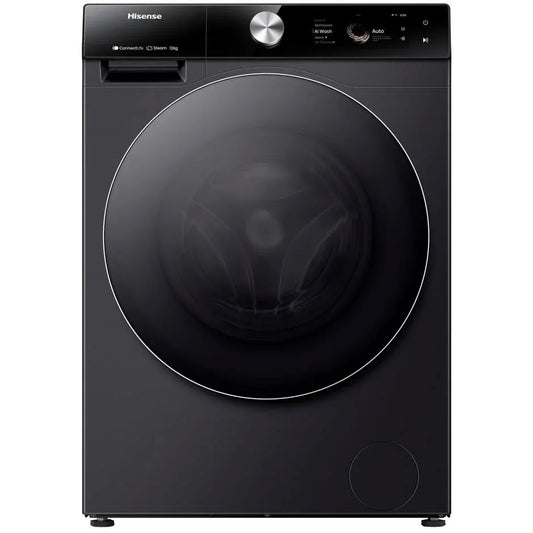 Hisense 12kg Series 9 Front Load Washing Machine - Charcoal Black HWFS1214PB