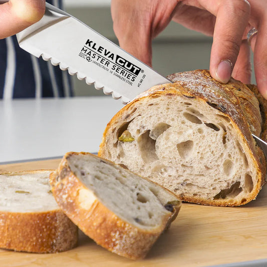 KlevaCut Master Series 20cm Double-Edge Serrated Bread Knife KCMS125