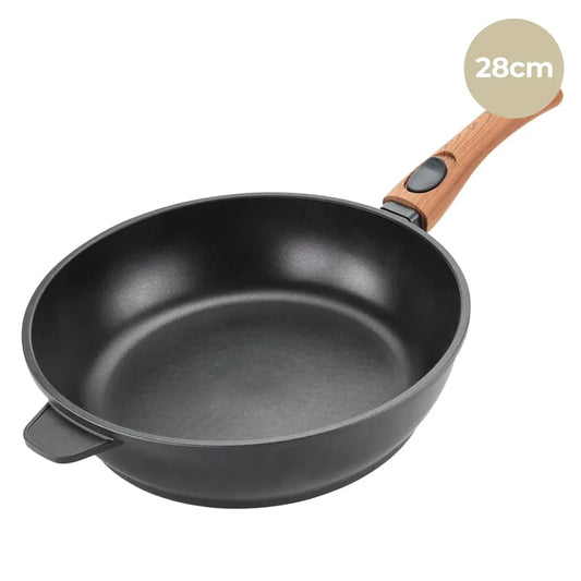 Kleva Diamond Earth 28cm Deep Pan with Detachable Handle KDEDEEPP28